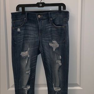 Express skinny jeans.